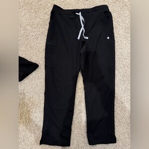 Figs Black Scrub Pants
